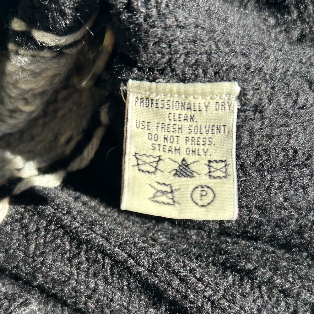 Eddie Bauer Charcoal and Cream Knit Cardigan - Picture 8 of 8